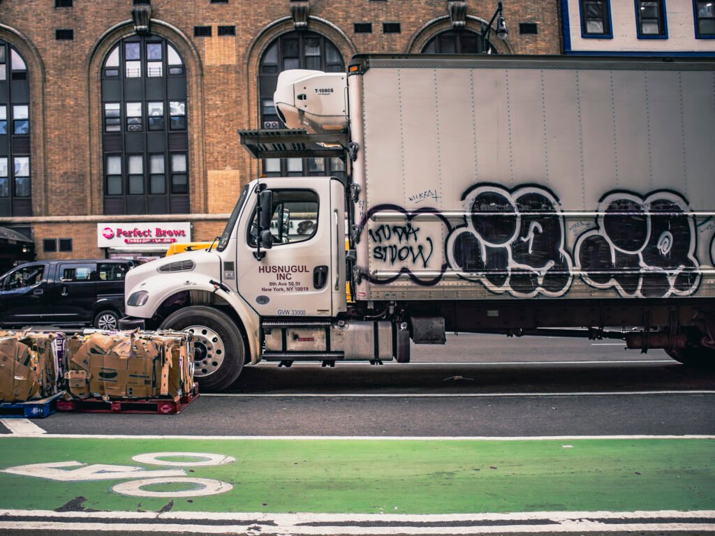Graffiti'd Truck